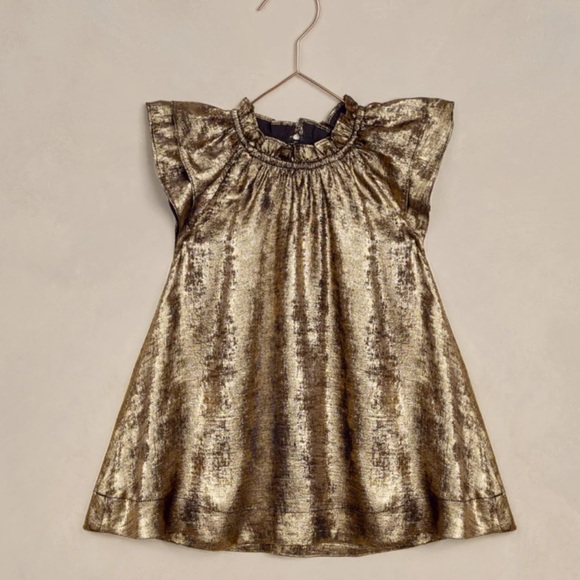 noralee Other - NORALEE Isabella Dress Gold toddler girl
